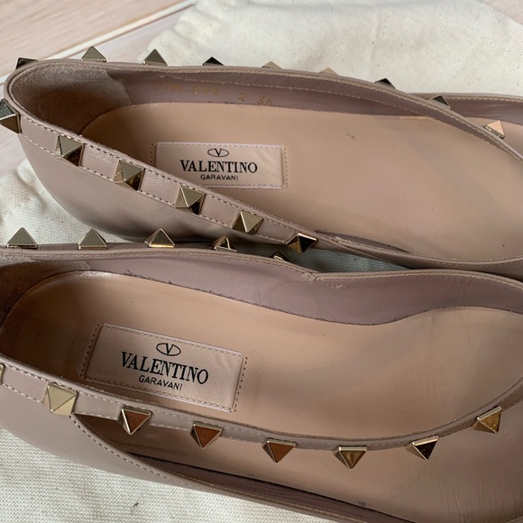 VALENTINO studded flat never worn - Picture 3 of 5